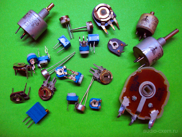 Так выглядит подстроечное сопротивление