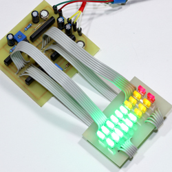 Десяти сегментный стерео индикатор уровня сигнала на AN6884